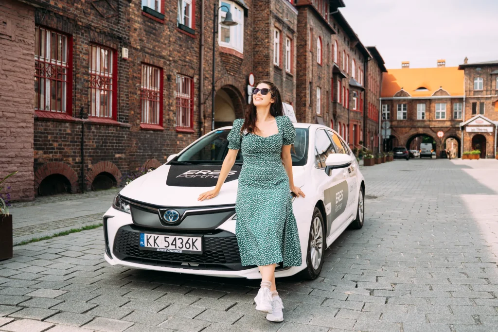 Toyota Corolla ERES Partner na Nikiszowcu w Katowicach, kierowca Uber Śląsk i Zagłębie